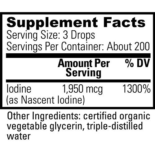 Global Healing Center Detoxadine, Organic Nascent Liquid Iodine S...