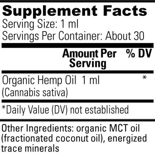 Global Healing Center USDA Organic Hemp Oil | 3300mg Liquid for R...