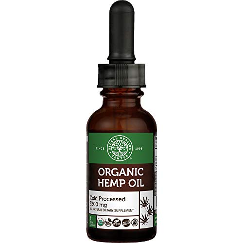 Global Healing Center USDA Organic Hemp Oil | 3300mg Liquid for R...