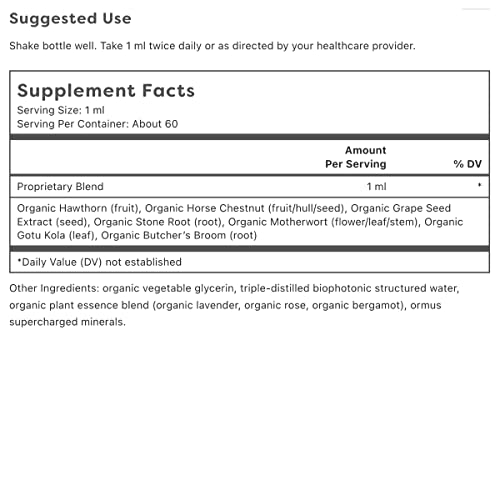 Global Healing Plant-Based Vein Health Liquid Vegan Supplement Dr...