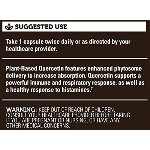 Global Healing Quercetin 250 mg Supplement to Support Immune Syst...