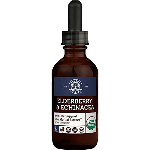 Global Healing USDA Organic Elderberry & Echinacea Liquid Supplem...