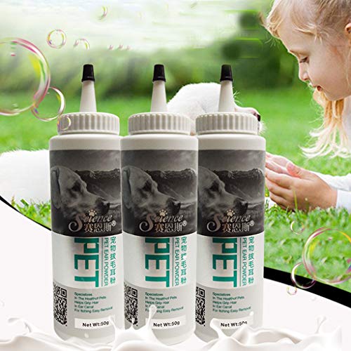 Glumes Pet Ear Cleaner, Ear Powder Quick Heals Pet Ear Infections...
