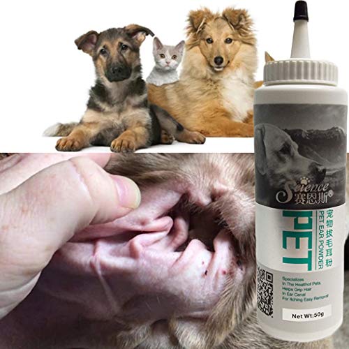 Glumes Pet Ear Cleaner, Ear Powder Quick Heals Pet Ear Infections...