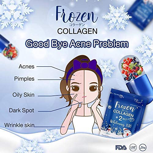 Gluta Frozen Collagen 2 In 1 whitening ×10 Nourish the skin to cl...