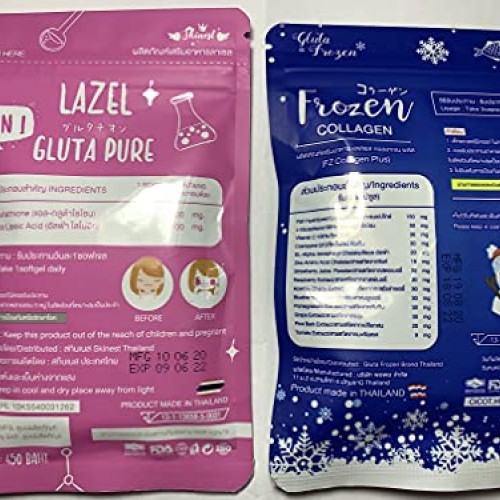 Gluta Frozen Collagen 2 In 1 whitening ×10 Nourish the skin to cl...