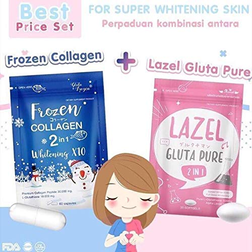 Gluta Frozen Collagen 2 In 1 whitening ×10 Nourish the skin to cl...