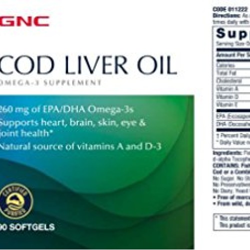 GNC Cod Liver Oil