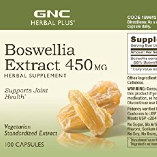 GNC Herbal Plus Boswellia Extract 450mg | Supports Joint Health |...