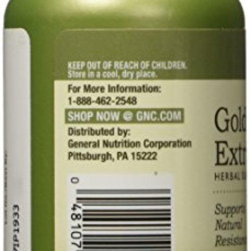 GNC Herbal Plus Goldenseal Root Extract 200mg, 50 Capsules, Suppo...