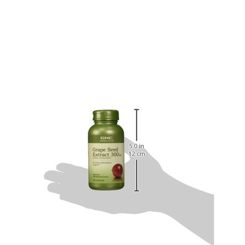 GNC Herbal Plus Grape Seed Extract, 300 mg | Provides Antioxidant...