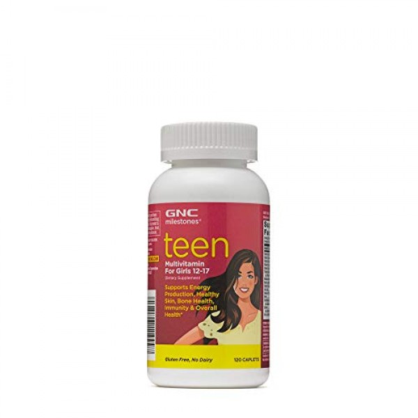 GNC milestones Teen - Multivitamin for Girls 12-17 - Product RED