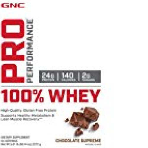 GNC Pro Peformance 100% Whey Protein Powder - Chocolate Supreme, ...