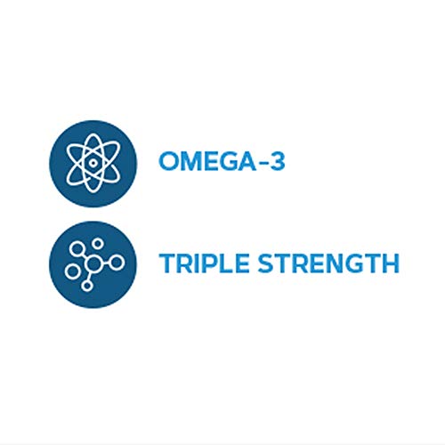 GNC Triple Strength Omega 3 Fish Oil 1000mg, 60 Count, Supports J...