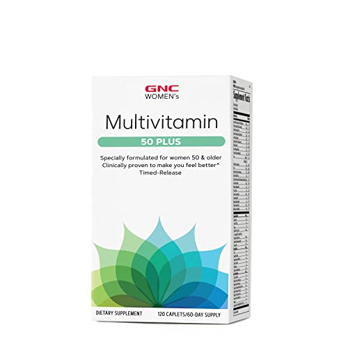 GNC Womens Multivitamin 50 Plus |Supports Bone, Eye, Memory, Bra...