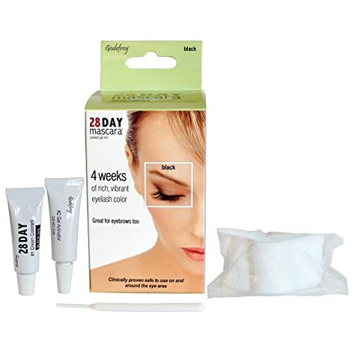 Godefroy 28 Day Mascara Black Permanent Eyelash Tint 25-Applicati...