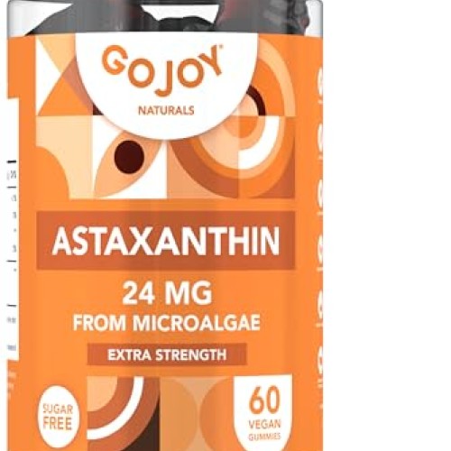 GOJOY NATURALS Chewable Astaxanthin Gummies - Natural Astaxanthin...
