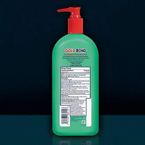 Gold Bond Medicated Body Lotion Extra Strength, Aloe Vera, 14 Ounce