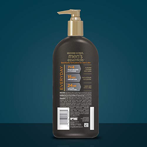 Gold Bond Mens Everyday Essentials Lotion, Fresh Scent, 14.5 Oun...