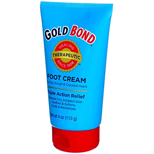 GOLD BOND Therapeutic Foot Cream, 4 Oz 4 Pack