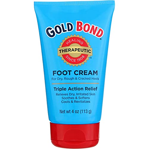 GOLD BOND Therapeutic Foot Cream, 4 Oz 4 Pack