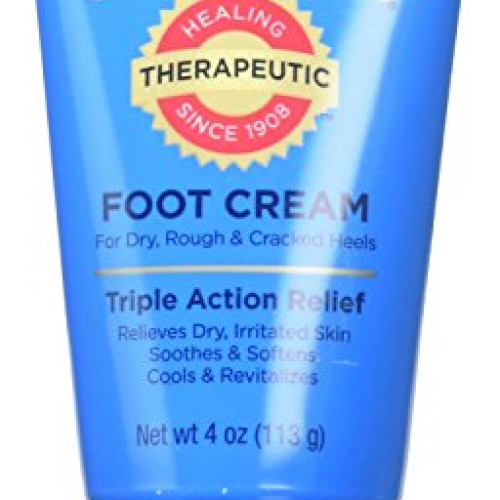 Gold Bond Triple Action Foot Cream, 4 Ounce Tube Pack of 6