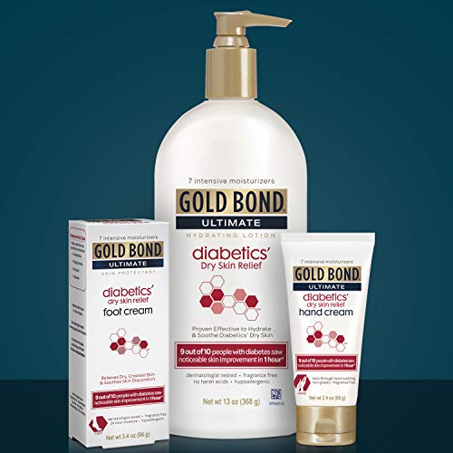 Gold Bond Ultimate Diabetic Skin Relief Foot Cream, Fragrance Fre...