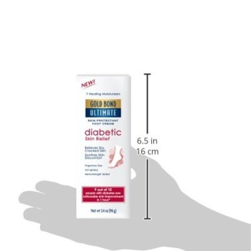 Gold Bond Ultimate Diabetic Skin Relief Foot Cream, Fragrance Fre...