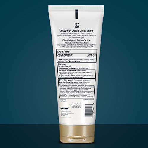 Gold Bond Ultimate Eczema Relief Skin Protectant Cream, 8 Ounce