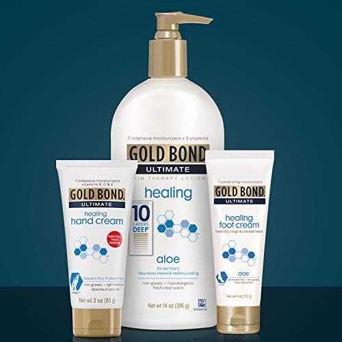 Gold Bond Ultimate Lotion oz, Healing Skin Therapy, Aloe Vera, 14...