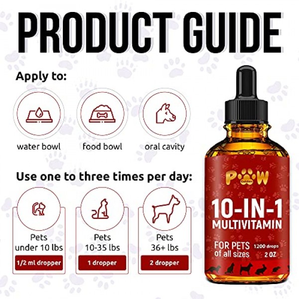 10 In 1 Cat & Dog Multivitamin - Hip & Joint Vitamins For Dogs + ...
