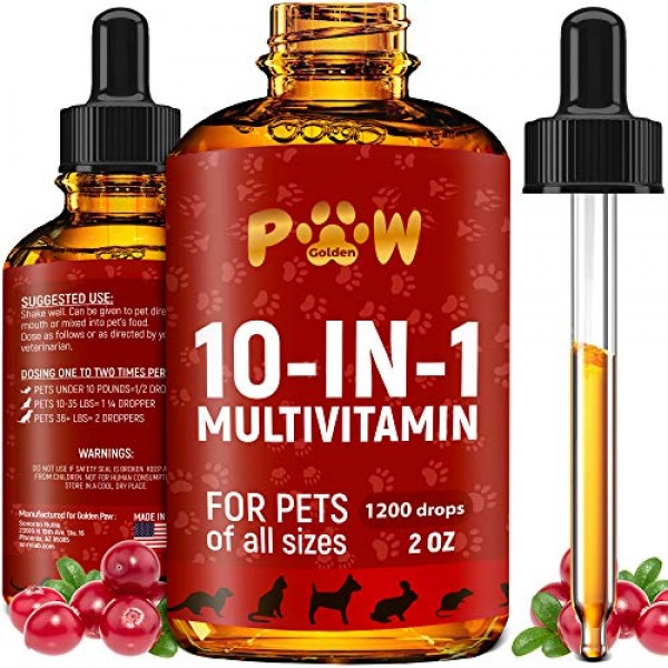 10 In 1 Cat & Dog Multivitamin - Hip & Joint Vitamins For Dogs + ...