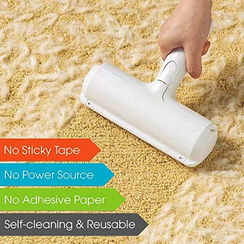 New Pet Hair Remover for Cats and Dogs, Self Cleaning, No Tape Re...