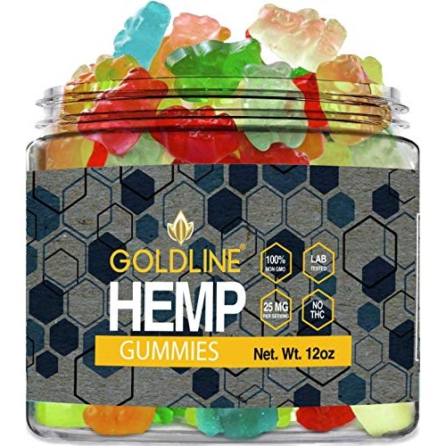 Large Hemp Gummies for Stress Relief Gummy - Great for Pain, Inso...