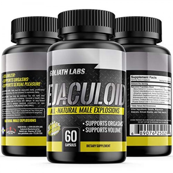 Ejaculoid Multivitamin Male Pills 120 Capsules Booster for Men ...