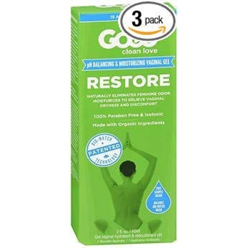 Good Clean Love Restore Vaginal Hydrating Gel - 2 oz, Pack of 3