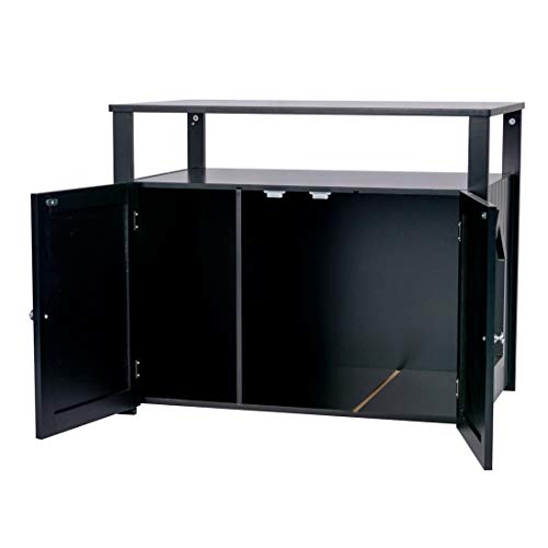 Good Life Double-Door Pet Crate Cat Washroom Hidden Cat Litter Bo...