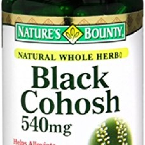 Natures Bounty Black Cohosh 540 mg Capsules 100 Capsules Pack o...