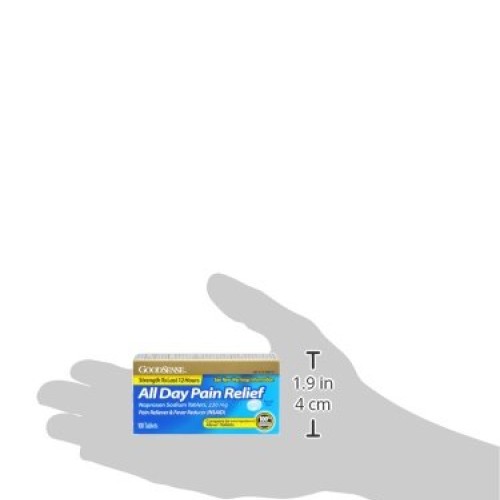 GoodSense All Day Pain Relief, Naproxen Sodium Tablets 220mg, 100...
