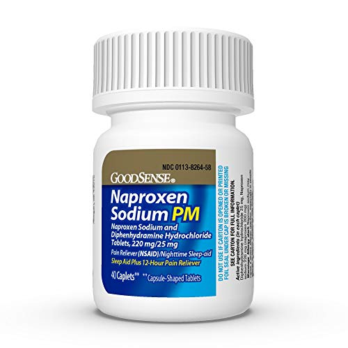 GOODSENSE Naproxen Sodium, 220mg/ Diphenhydramine Hydrochloride, ...