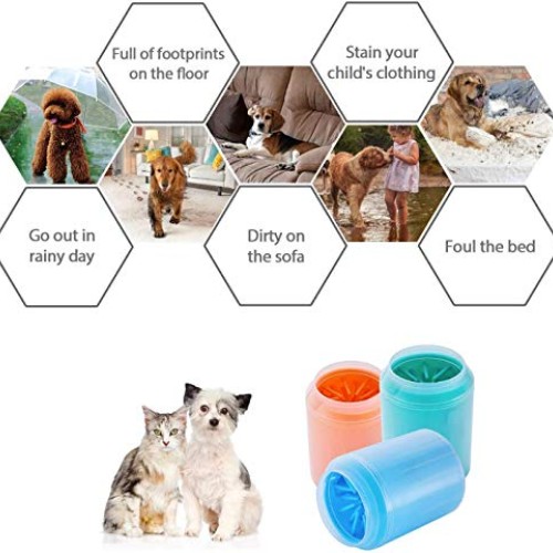 Goodoubles Pet Foot Washing Cup Dog Cat Puppy Paw Cleaner Portabl...