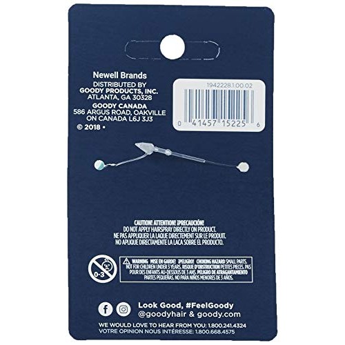 Goody Ouchless No Metal Hair Elastics, Brooke, 2 mm, 36 Count