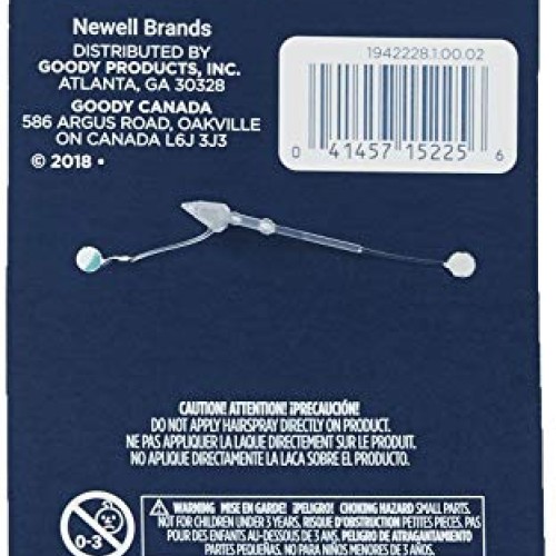 Goody Ouchless No Metal Hair Elastics, Brooke, 2 mm, 36 Count