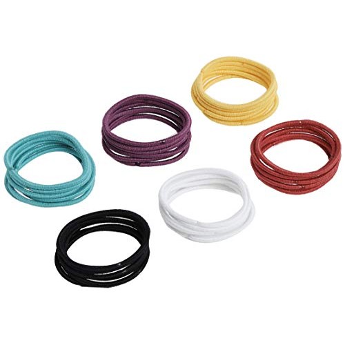Goody Ouchless No Metal Hair Elastics, Brooke, 2 mm, 36 Count
