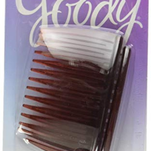 GOODY Side Hair Combs, Mock Tortoise, 2 Count