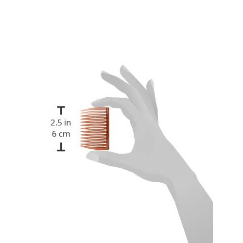 GOODY Side Hair Combs, Mock Tortoise, 2 Count
