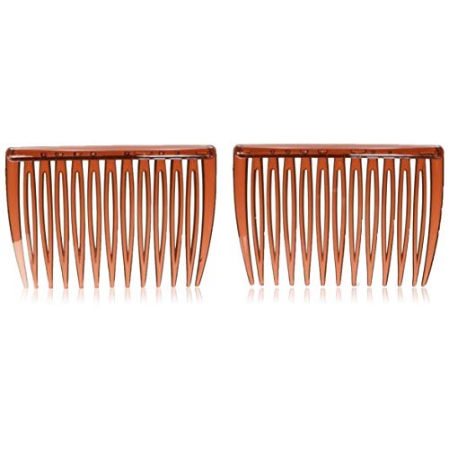 GOODY Side Hair Combs, Mock Tortoise, 2 Count