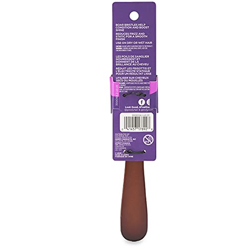 Goody Styling Essentials Goody Boar Hair Brush, Wood, 1-count 19...