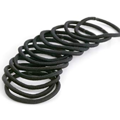 GOODY Womens Hair Ouchless No Metal Black Hair Elastics Storage ...