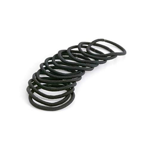GOODY Womens Hair Ouchless No Metal Black Hair Elastics Storage ...